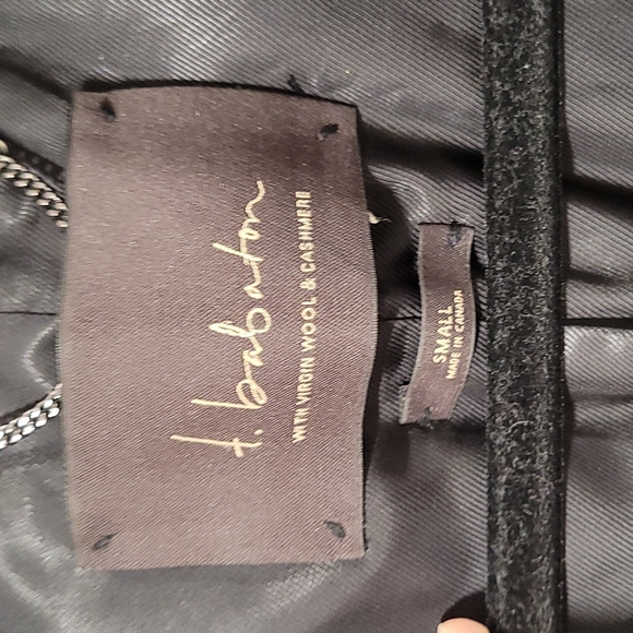 Aritzia T babaton Howell Wool black coat - Picture 10 of 12